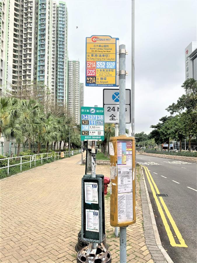 Mtr Tung Chung Near Airport Apartment, City Getaway, Pa Mei Village Tung Chung Hongkong Exteriör bild